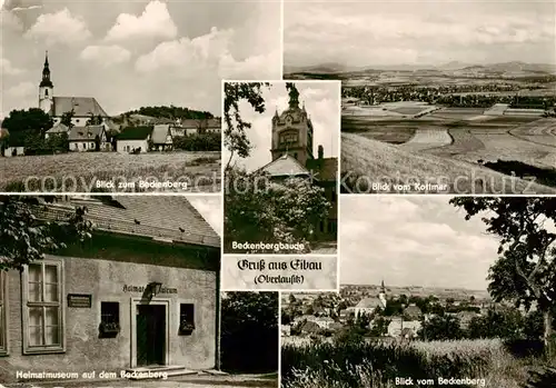 AK / Ansichtskarte 73834113 Eibau Blick zum Beckenberg Panorama Blick vom Kottmar Beckenbergbaude Heimatmuseum Eibau