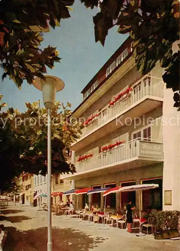 AK / Ansichtskarte 73834126 Meersburg_Bodensee Hotel Café zur Muenz an der Seepromenade Meersburg Bodensee