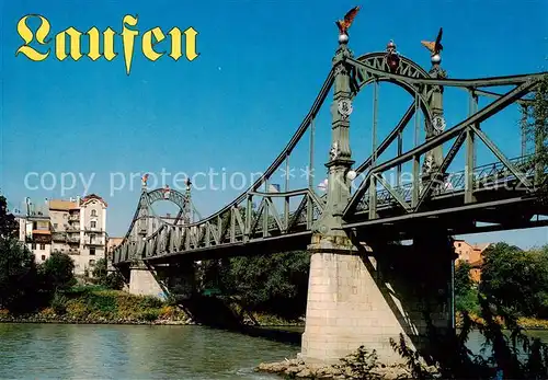 AK / Ansichtskarte Laufen_Salzach Bruecke Laufen Salzach