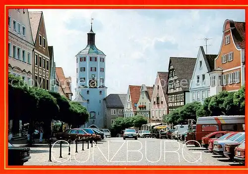AK / Ansichtskarte Guenzburg Marktplatz und Unteres Tor Guenzburg