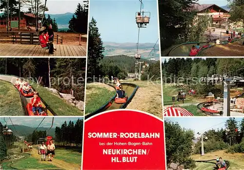 AK / Ansichtskarte Neukirchen_Heilig_Blut Sommer Rodelbahn Teilansichten Neukirchen_Heilig_Blut