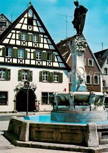 AK / Ansichtskarte Weissenburg__Bayern Brunnen 