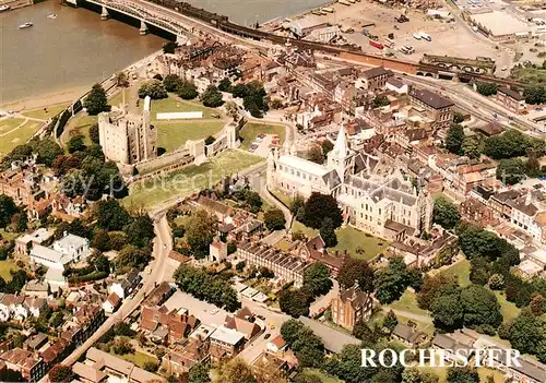 AK / Ansichtskarte Rochester__UK Air view 