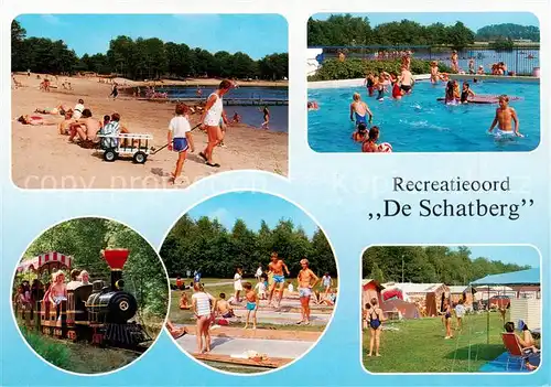 AK / Ansichtskarte Sevenum_NL Recreatieoord Strand Freibad Bahn Camping 