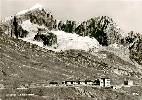 AK / Ansichtskarte Furkapasshoehe Panorama Furkapasshoehe