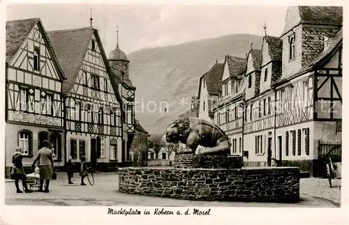 AK / Ansichtskarte Kobern Gondorf_Mosel Marktplatz 