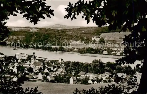 AK / Ansichtskarte Bad_Niederbreisig Rheinpanorama mit Hoenninger Seite Bad_Niederbreisig