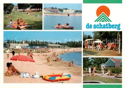 AK / Ansichtskarte 73834903 Sevenum_NL Recreatiecentrum De Schatberg Freibad Strand Zeltplatz Minigolf 