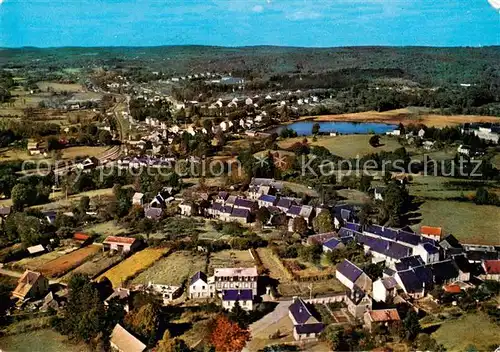 AK / Ansichtskarte  La_Courtine_23 Vue aerienne Le Village 