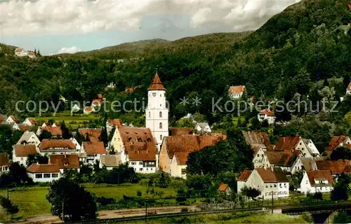 AK / Ansichtskarte 73834993 Pommelsbrunn Panorama Kirche Pommelsbrunn