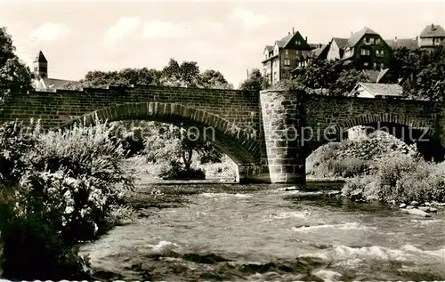 AK / Ansichtskarte 73835090 Pforzheim mit Dillstein und Nagoldbruecke Pforzheim