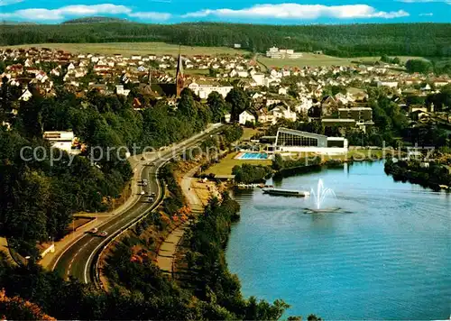 AK / Ansichtskarte Olpe__Stadt Panorama mit Biggesee 