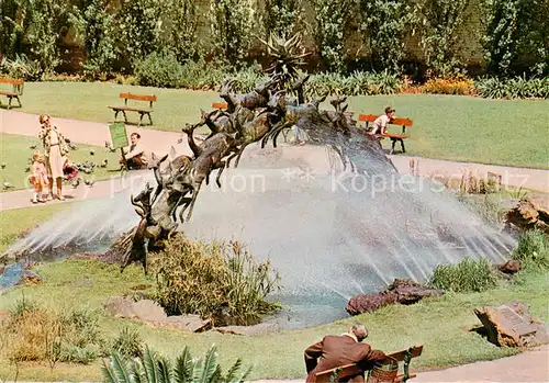 AK / Ansichtskarte Johannesburg__Gauteng_RSA The Oppenheimer Fountain Sculptur 