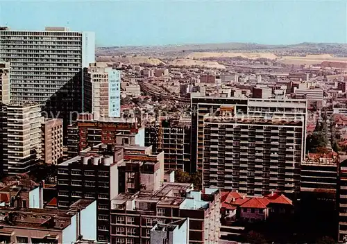 AK / Ansichtskarte Johannesburg__Gauteng_RSA View across Hillbrow showing mine dumps 