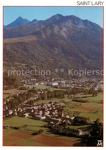 AK / Ansichtskarte Saint Lary Soulan Vue generale et Vielle Aure Saint Lary Soulan