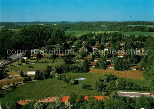 AK / Ansichtskarte Aschbach_Oberfranken Feriendorf im Naturpark Steigerwald Fliegeraufnahme Aschbach Oberfranken