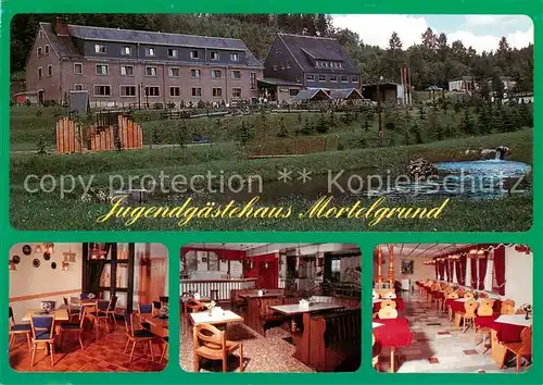 AK / Ansichtskarte 73836024 Mortelgrund_Sayda Jugendgaestehaus Teich 