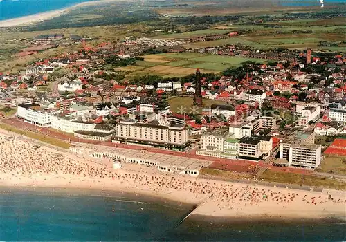 AK / Ansichtskarte 73836088 Borkum_Nordseeheilbad Insel im Hochseeklima Strand 