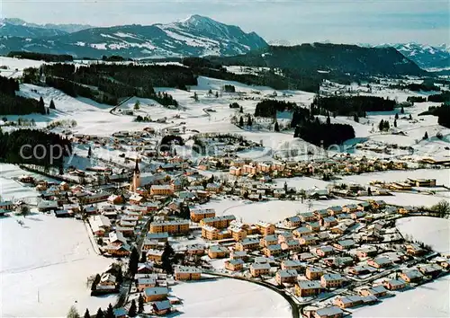 AK / Ansichtskarte 73836212 Sulzberg_Allgaeu Fliegeraufnahme mit Gruentenblick Sulzberg Allgaeu