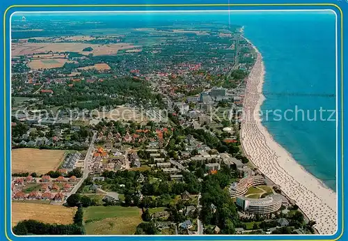 AK / Ansichtskarte Groemitz_Ostseebad Fliegeraufnahme Groemitz_Ostseebad