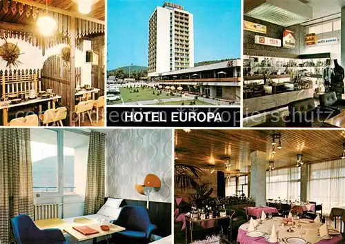 AK / Ansichtskarte Budapest_HU Hotel Europa Gastraeume Zimmer 