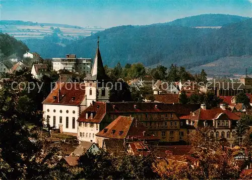 AK / Ansichtskarte Bad_Koenig_Odenwald Ortsansicht mit Kirche Bad_Koenig_Odenwald