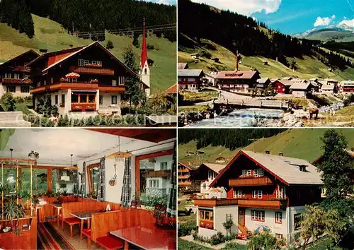 AK / Ansichtskarte Lauersbach Gasthaus Franz Kirchler Gaststube Panorama Lauersbach