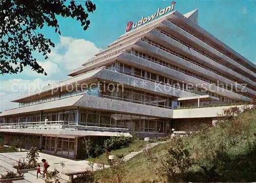 AK / Ansichtskarte Krynica_Morska_Ostseebad_PL Sanatorium Budowlani 