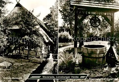 AK / Ansichtskarte Walsrode_Lueneburger_Heide Heide Museum Brunnen im Klosterhof Walsrode_Lueneburger_Heide