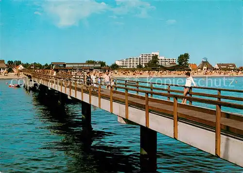 AK / Ansichtskarte Dahme__Ostseebad_Holstein Seebruecke 