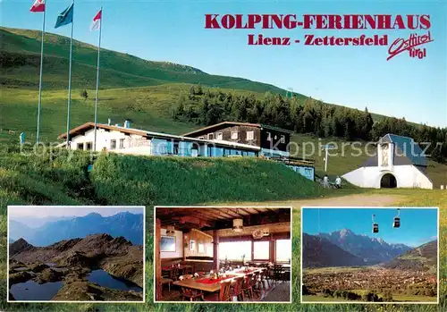 AK / Ansichtskarte 73837023 Lienz__Tirol Kolping Ferienhaus am Zettersfeld Landschaftspanorama Alpen 