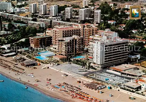 AK / Ansichtskarte 73837360 Torremolinos_ES Playa de Carihuela Fliegeraufnahme 