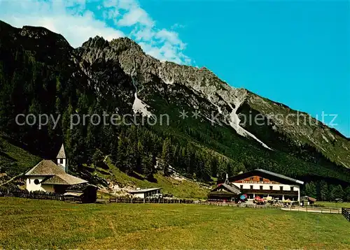 AK / Ansichtskarte 73837428 Fulpmes_Tirol_AT Alpengasthof Schlickeralm mit Marchreisenspitze 