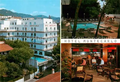 AK / Ansichtskarte 73837532 Lloret_de_Mar Hotel Montecarlo Pool Gastraum Bar Lloret_de_Mar