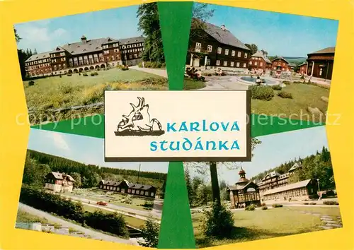 AK / Ansichtskarte 73837576 Karlova_Studanka_Karlsbrunn_Schlesien_CZ Teilansichten 