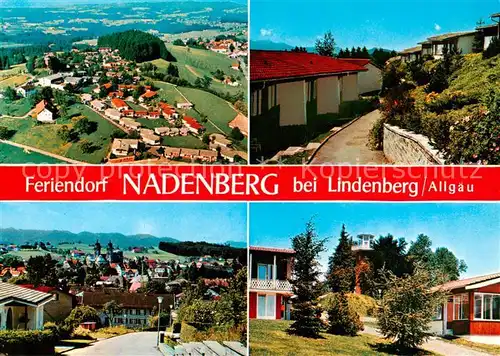 AK / Ansichtskarte Nadenberg_Allgaeu Fliegeraufnahme Feriendorf Nadenberg Details Nadenberg Allgaeu