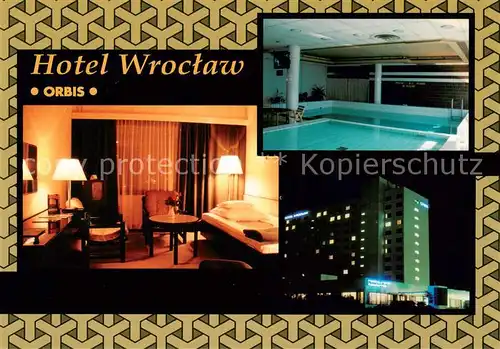 AK / Ansichtskarte 73838002 Wroclaw Hotel Wroclaw Hotelzimmer Hallenbad Wroclaw