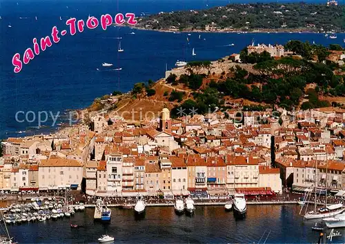 AK / Ansichtskarte  Saint_Tropez_Var Vue aerienne Saint_Tropez_Var