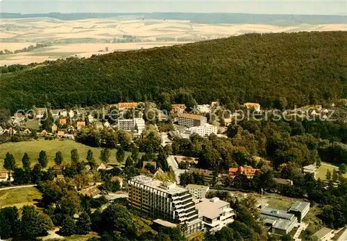 AK / Ansichtskarte 73838352 Bad_Gandersheim Fliegeraufnahme mit Kurklinik Bad_Gandersheim