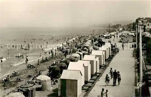 AK / Ansichtskarte Villers sur Mer_14_Calvados La Promenade et la Plage 