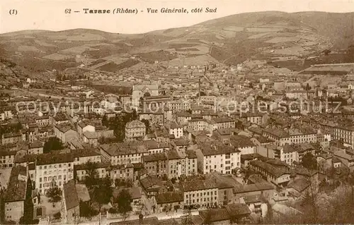 AK / Ansichtskarte Tarare_69_Rhone Vue generale aerienne cote Sud 