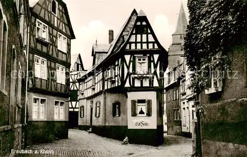 AK / Ansichtskarte 73838961 Braubach_Rhein Weinhaus EckFritz Braubach Rhein