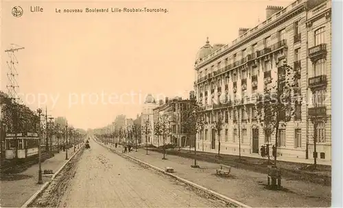 AK / Ansichtskarte  Lille_59 La nouveau Boulevard Lille Roubaix Tourcoing 