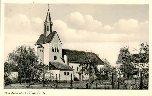 AK / Ansichtskarte Bad_Sassendorf Kath Kirche Bad_Sassendorf