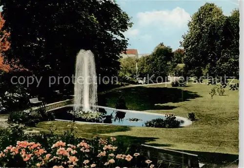 AK / Ansichtskarte Seesen_Harz Park an der Burg Sehusa Seesen Harz