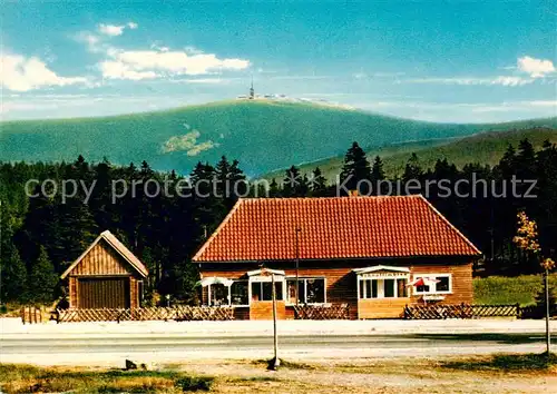 AK / Ansichtskarte 73839720 Torfhaus_Harz Buntes Laedchen Schnellimbiss im Jaegerstuebchen Torfhaus Harz