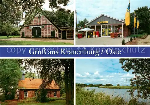 AK / Ansichtskarte 73839735 Kranenburg_Niederelbe Scheune Lebensmittel Winkel Ostepartie Kranenburg Niederelbe