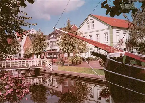 AK / Ansichtskarte 73839755 Papenburg_Ems Am Hauptkanal Papenburg Ems