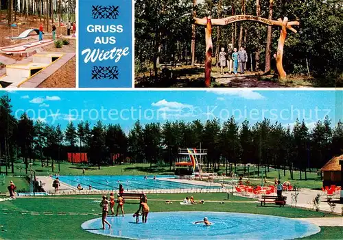 AK / Ansichtskarte 73839795 Wietze_Celle Sport und Freizeitpark Minigolfanlage Freibad Wietze_Celle