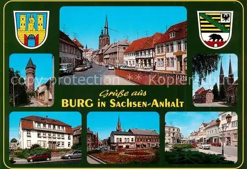 AK / Ansichtskarte 73840091 Burg_Buergerholz Strassenpartien Turm Kirche Gasthaus Burg Buergerholz